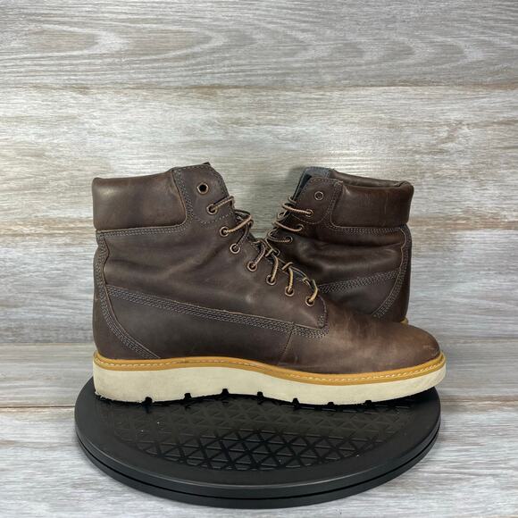 Timberland Women's Sensorflex Brown Leather Sneakers Boots Size 11 - Picture 8 of 9